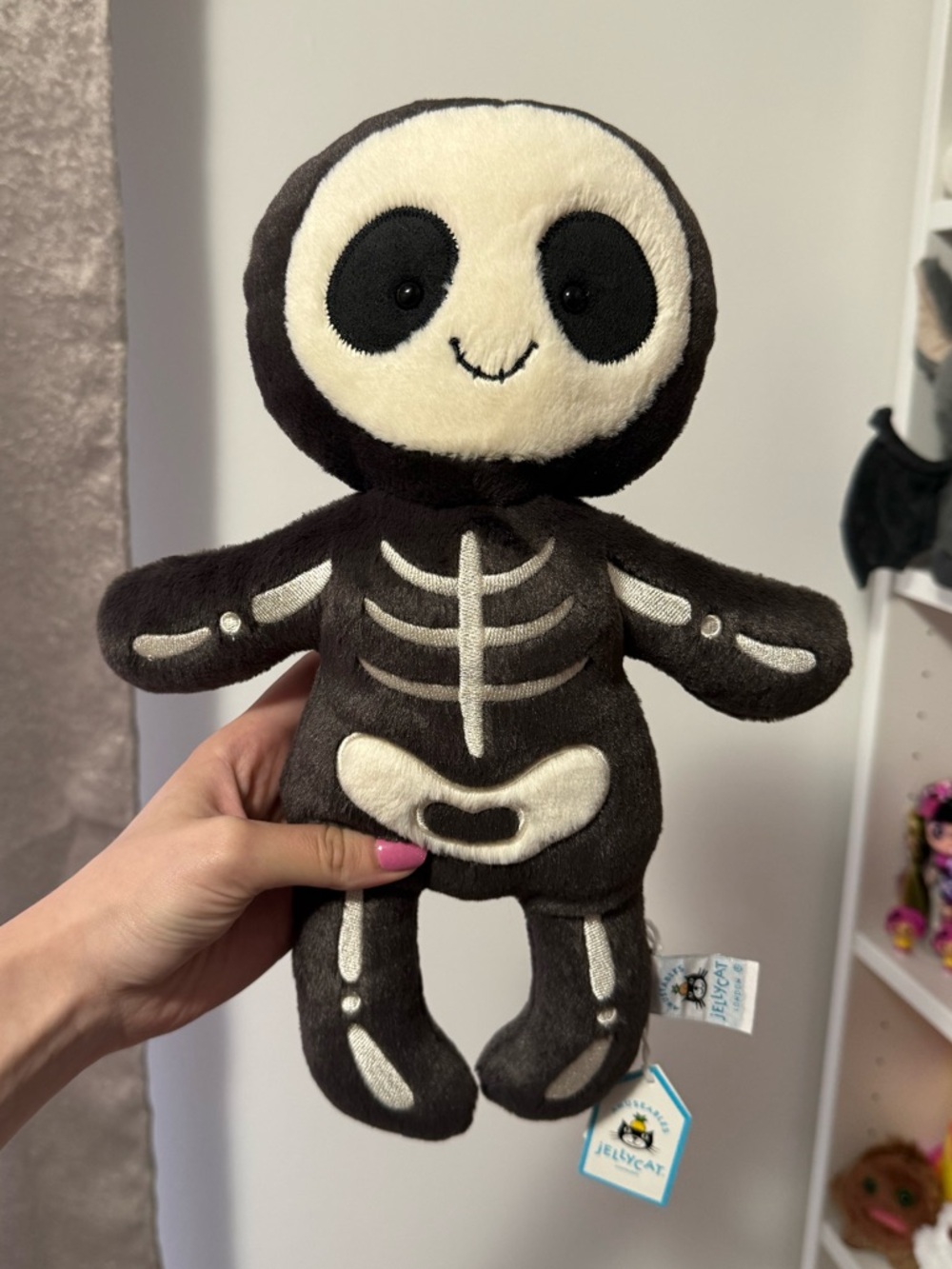 Jellycat Skeleton Bob plush toy NWT
